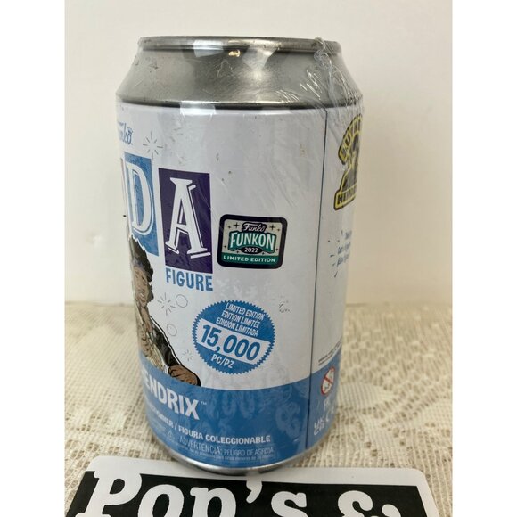 Funko Soda! Jimi Hendrix Funkon Exclusive Limited Edition Sealed W/Defected Can - Picture 2 of 8